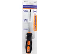 Отвертка Park PZ1 х 100 мм двухкомпонентная рукоятка OTV019DK 356019