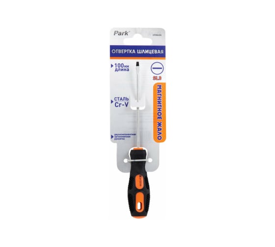 Отвертка Park SL3 X 100 мм двухкомпонентная рукоятка OTV004DK 356004 1