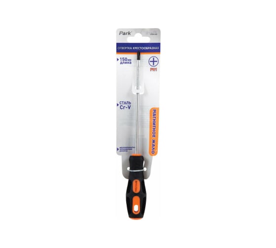 Отвертка Park PH1 х 150 мм двухкомпонентная рукоятка OTV016DK 356016 1