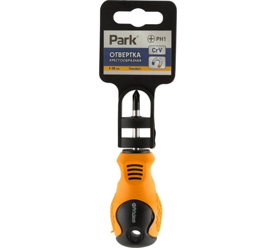 Отвертка PARK PH1х38 мм двухкомпонентная рукоятка 008395