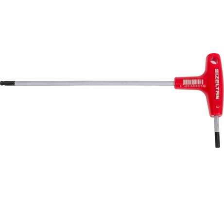 Т-образный шестигранник IZELTAS с рукояткой, с шаром, 3 мм 4921220030