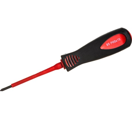 Изолированная отвертка BOVIDIX крестовая PH0х75 мм 6500301