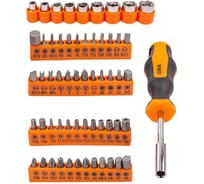 Отвертка-битодержатель с комплектом бит и головок ISMA 1/4 58 предметов ISMA-515058(45700)