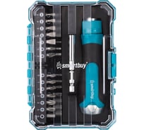 Набор отверток и бит Smartbuy, 30 предметов, реверс.отвертка, удлинитель, адаптер, биты, CR-V, Tools SBT-SCBS-30P2