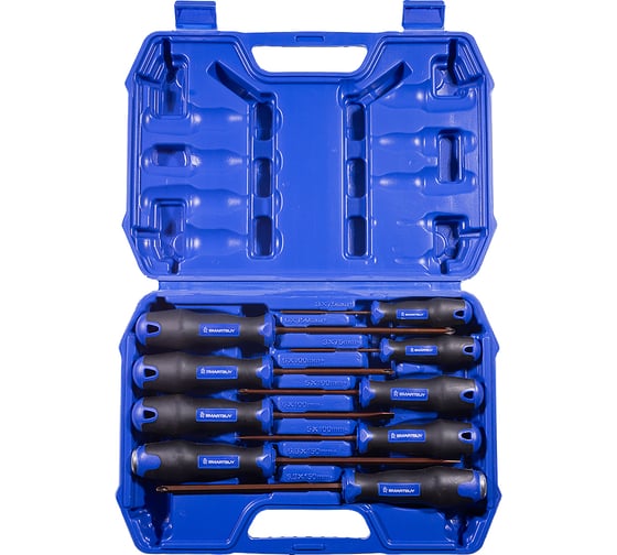 Отвертки в наборе Smartbuy 9 штук, SL, PH, S2 сталь, PRO TOOLS SBT-PRO-SCN-9P2 1