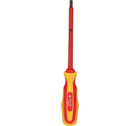 Шлицевая отвертка KS Tools VDE 4x100 мм ERGOTORQUE 117.0508