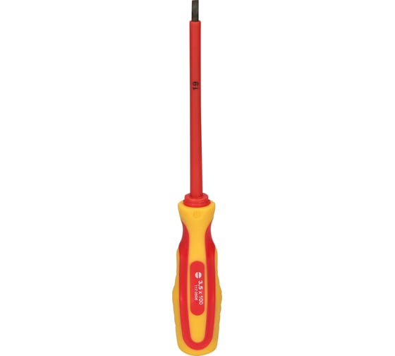 Шлицевая отвертка KS Tools VDE 3,5x100 мм ERGOTORQUE 117.0506 1