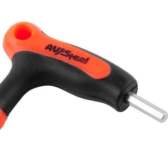 Ключ AV Steel T-образный HEX 4мм AV-360204
