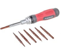 Отвертка с трещоткой со сменными стержнями Arnezi 19пр. металл S2 Profi R2042005