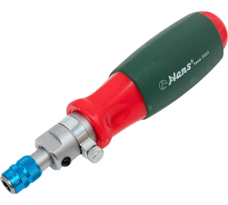 Отвертка для бит HANS с фиксатором и трещоточным механизмом 165 мм 0004