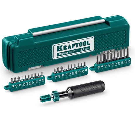 Динамометрическая отвертка KRAFTOOL 0.4-2 Нм 64034