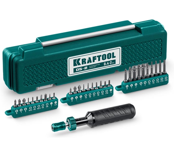 Динамометрическая отвертка KRAFTOOL 0.4-2 Нм 64034 1