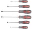 Набор отверток BARTEX 6 пр, PH 0,1,2/ SL 3,5,6, антискольз двухкомп, CrV сталь, SCDFS-6 142931 1