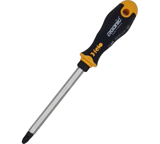 Крестовая отвертка Felo Ergonic с шестигранным лезвием PH4x150 41240540