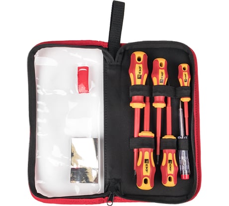 Набор диэлектрических отверток EKF НИО-06 Master ndo-06