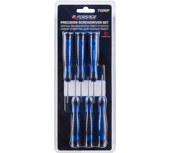 Отвертки для точных работ Forsage набор 6пр. F-7006P(65965) 1