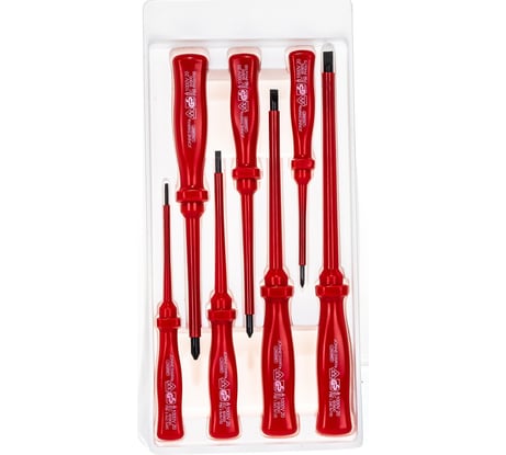 Набор диэлектрических отверток Jonnesway SL0, PH D02AC07S