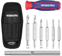Отвертка-битодержатель WORKPRO 15-в-1 PRO WP221306