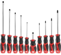 Набор отверток P.I.T. с магнитным наконечником ADVANCE (10шт, Cr-V, PH0-PH3, SL3-SL8), HSDR04-0010