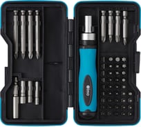 Набор бит и трещеток Olmo 346790 с рукояткой пескоструйная обработка CRV (53 шт) ЭК000146790