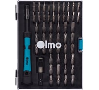 Набор бит Olmo 346789 с рукояткой пескоструйная обработка CRV, 52 шт ЭК000146789