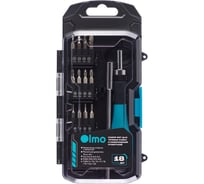 Набор бит Olmo 346787 с рукояткой-трещеткой и удлинителем CRV, 18 шт ЭК000146787
