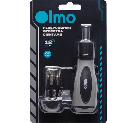Набор бит 14 в 1 Olmo 346796 с рукояткой-трещеткой пескоструйная обработка CRV ЭК000146796 1