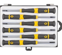 FIT Отвертки для точных работ FIT CrV, 6 шт., PH/SL, пластиковый кейс 56145