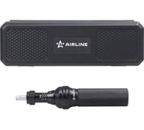 Отвертка динамометрическая Airline, 1/4", 1-6 Нм, с битами 23 пр. (PH, HEX, TORX), в кейсе ATBN301