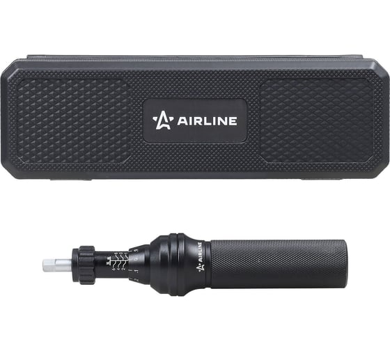 Отвертка динамометрическая Airline, 1/4", 1-6 Нм, с битами 23 пр. (PH, HEX, TORX), в кейсе ATBN301