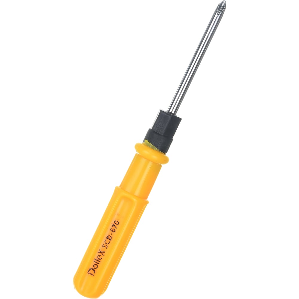 Комбинированная отвертка Dollex SL1,2x6x70 + PH2x70, 190 мм SCD-670 ...