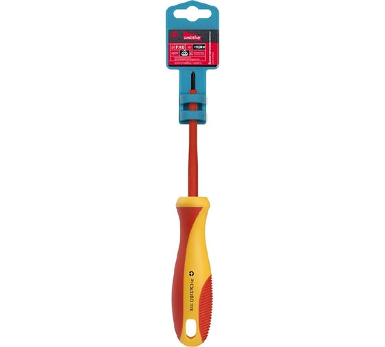 Диэлектрическая крестовая отвертка Smartbuy PH0x60, до 1000В, VDE SBT-SCI-PH0x60P1