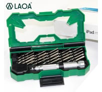 Набор прецизионных отвёрток с магнитным наконечником 25 штук LAOA LA613130