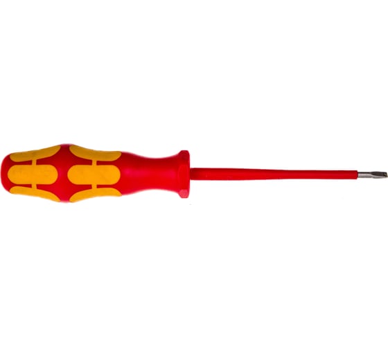 Отвёртка диэлектрическая Wera, VDE, SL 0.8х4.0х100 мм, WE-006115