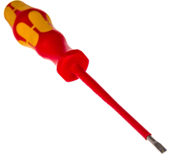 Отвёртка диэлектрическая Wera, VDE, SL 0.8х4.0х100 мм, WE-006115