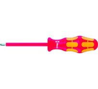 Отвёртка диэлектрическая Wera, VDE, PZ 1х80 мм, WE-006162