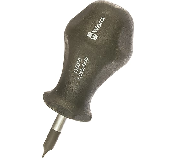 Отвёртка STUBBY 1,0 х 5,5 х 25 мм Wera WE-110070 1