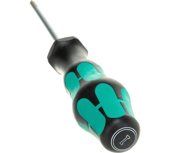 Отвёртка крестовая Wera, PZ 1 x 80 мм, WE-009310
