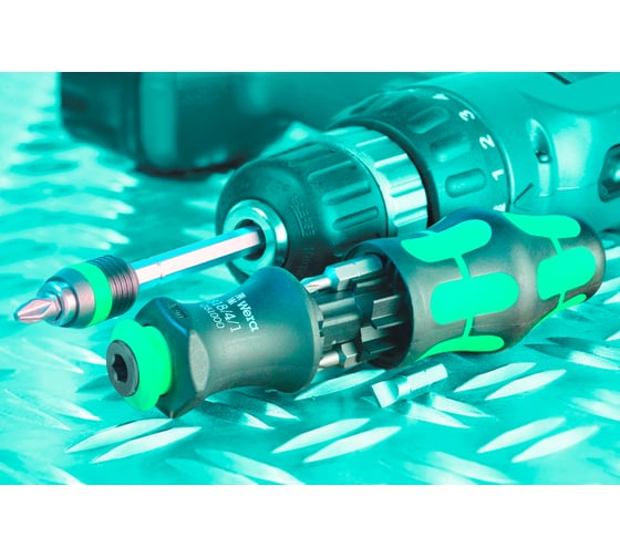 Отвёртка с битами Kraftform Kompakt 20 A Wera WE-051019