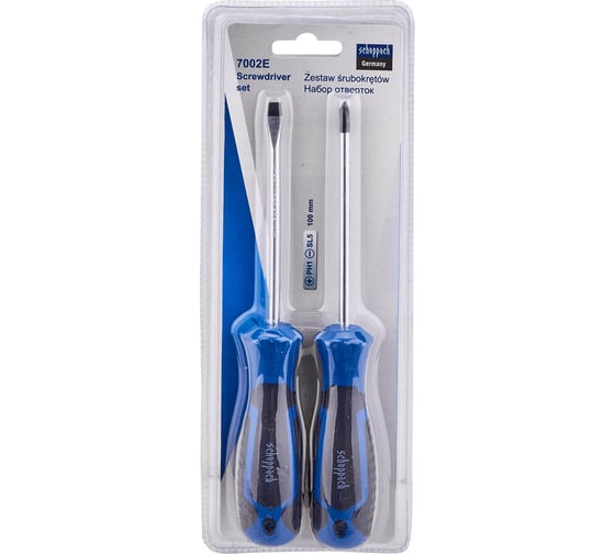 Отвертки Scheppach набор 2 предмета Sch-7002E(66021)