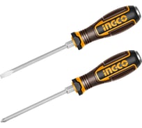 Набор ударных отверток INGCO 2 шт (6/30) INDUSTRIAL HGTST0208