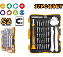 Набор бит с держателем INGCO INDUSTRIAL 37 шт HKSDB0378