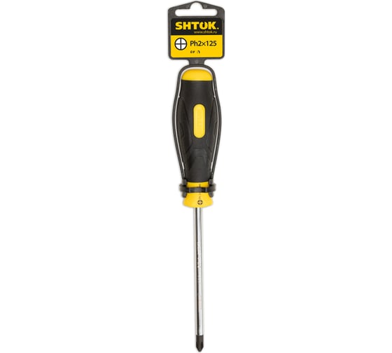 Крестовая отвертка SHTOK Ph2x125 мм 09109
