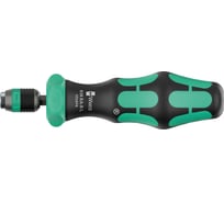 Отвертка-битодержатель WERA 838 RA-R L с трещоткой, 140 мм, 1/4", С 6,3 / E6,3 WE-051494