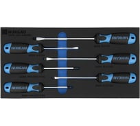 Набор отверток NORGAU в ложементе, 6 предметов, тип N250-260-060, 062002805