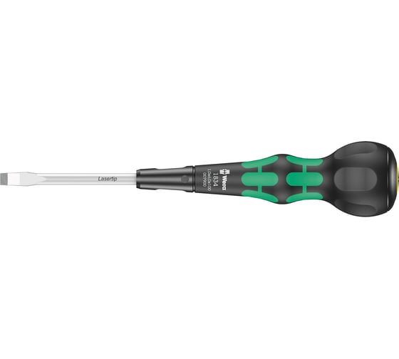 Плоская отвёртка WERA 1834 SL Kraftform Ball-Grip 1 мм x 6 мм x 100 мм WE-007900