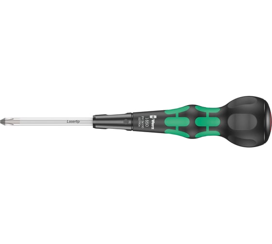 Крестовая отвёртка WERA 1850 PH Kraftform Ball-Grip PH 2 x 100 мм WE-007906