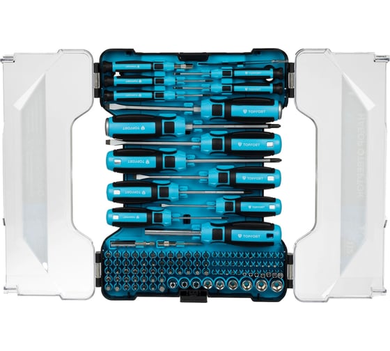 Набор отверток TOPFORT с битами, головками 112 предметов (5691112) 2100558