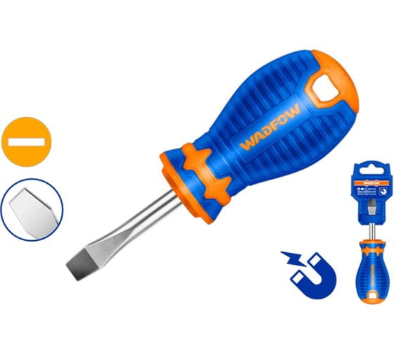 Oтвертка плоская WadFow SL5.5х38мм 12/240 WSD1251