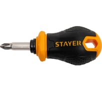 Переставная отвертка STAYER Hercules-Mini 2-in-1 38 мм PH2/SL6 2511_z02